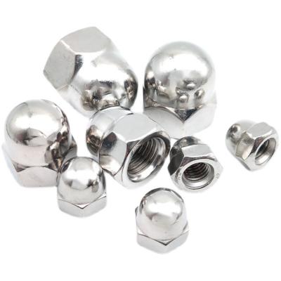 China Professional Heavy Industry Quality Excellent Cap Nut Factory Supplied Alloy Steel Hexagon Head Round Nuts for sale