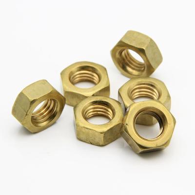 China New Premium Heavy Industry Hardware Products Bolt Nuts Din934 Brass Hex Nut M3 M4 M5 M6 M8 M10 M12 M14 M16 M18 M20 M22 M24 M27 M30 for sale