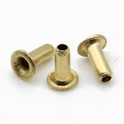 China Industry Factory Price Copper Rivet DIN 7340 Rivet Nuts Copper Hollow Tubular Rivets 3*8 for sale