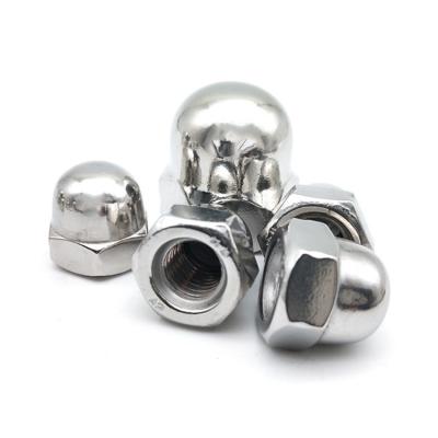 China Wholesale Stainless Steel M8Hexagon High Quality Arched Hexagon Nuts Heavy Industry Heavy Industry Round Nuts for sale