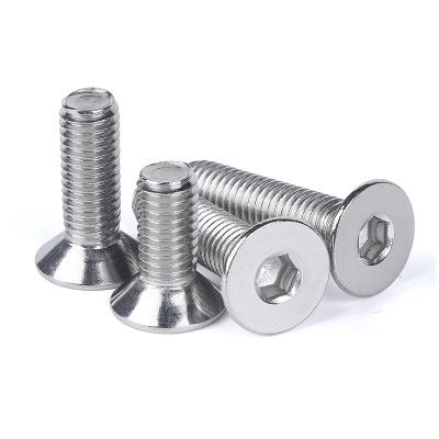 China ISO 10642 DIN7991hex Flat Head Countersunk Socket Screw Schrauben Flache KopfschraubeStainless Steel Countersunk Screw Bolt for sale