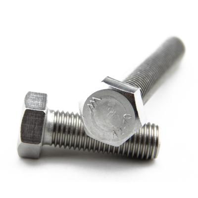 China Industry Stainless Steel Hexagon Bolt DIN933 External Bolt and Nut BOLON ROSCAS M16PARFUSO SEXTA VADO has full specifications for sale