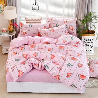 China Bomcom Tela Sabana Single Kids Bedding Set 100% Cotton Color Block Comforter Set Comforter Bedding Set for sale