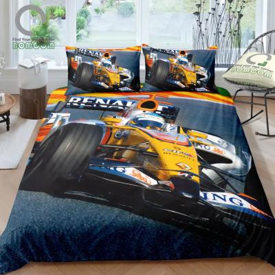 China Own printed design quilt cover BOMCOM factory price cheap packing series set quilts and duvet covers for bedspread for sale