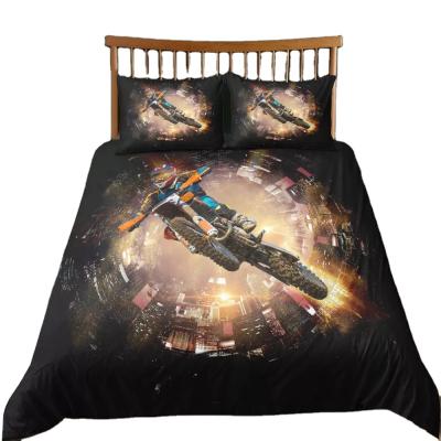 China Clean Design Duvet Cover BOMCOM Factory Packing Series Chinese Printed Hotel Bed Sets Cotton Duvet Cover Bedding Set for sale