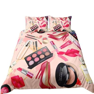 China Own Design Duvet Cover BOMCOM Fashion Series 3d Factory Made Bedding Printed Microfiber Duvet Cover Set for sale