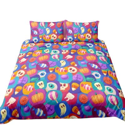 China Own Design Quilt Cover BOMCOM Factory Series Bed Sheets Wholesale Colorful Bedding Set Single Duvet Cover Set for sale