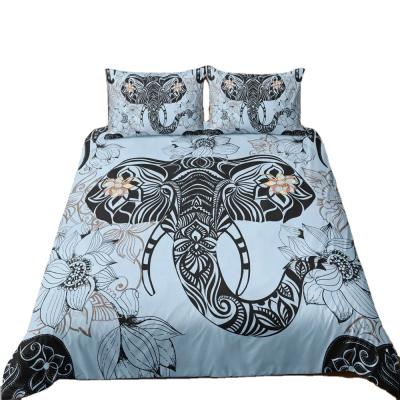 China Own Design Duvet Cover BOMCOM Factory Heads Luxury Bedding Set Animal Series Bedding Set Bed Duvet Cover for sale