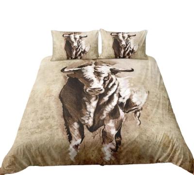 China Hot Selling Own Design Duvet Cover BOMCOM Animal Series Comforter Set Bedclothes Bedding Set Queen 500tc Luxury Duvet Cover for sale