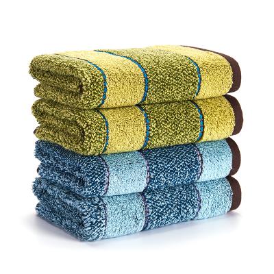 China 100% cotton zero twist hand stock cheap wholesale QUICK DRY towel for sale