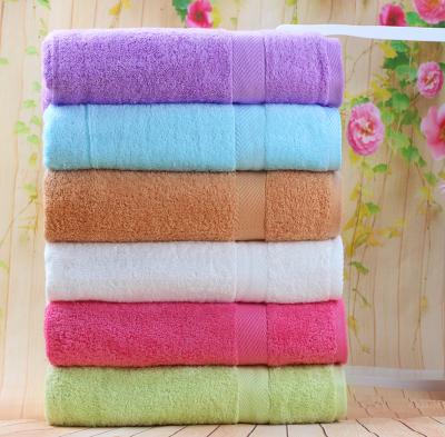 China 100% Cotton Quality Shower Bath Towels 70x140cm Bright Color Dobby Shower Towels QUICK DRY 70x140cm Wholesale for sale