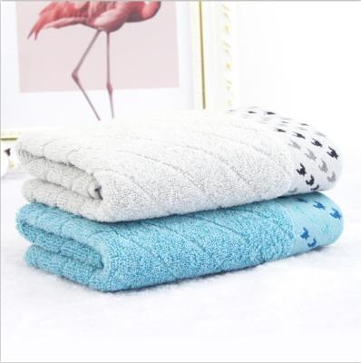 China 2020 QUICK DRY 100% Wholesale Thick Luxury Cheap Household Goods Hotel and Home Cotton Houndstooth Jacquard Hand Towels for sale