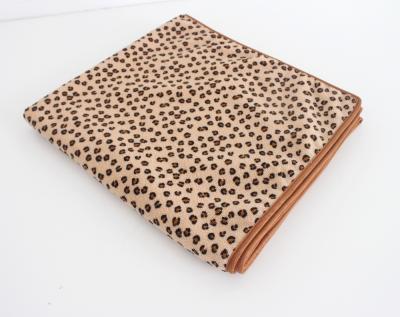 China Leopard/Chamois Microfiber Fabric QUICK DRY Fashionable Personal Printed Beach Towel for sale