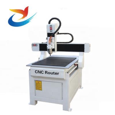 China Small advertising company cnc cutting milling machine for sale 6090 with rotary for sale