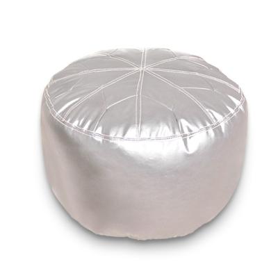 China Easy To Clean Flame Retardant Faux Leather Moroccan Star Pouf Stool Bean Bag Chair for sale