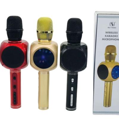 China Handheld Microphone BT Microphone YS60 Mobile Phone Support USB/TF With Sound Effect Wireless Microphone for sale