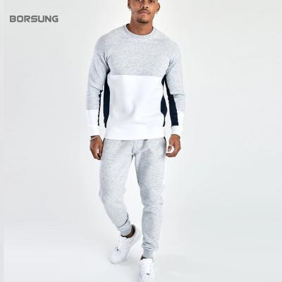 China Custom Mention Sport Breathable Jogging Wear Mid O-Neck Spliced ​​Printing Casual Men Tracksuits Tracksuits for sale