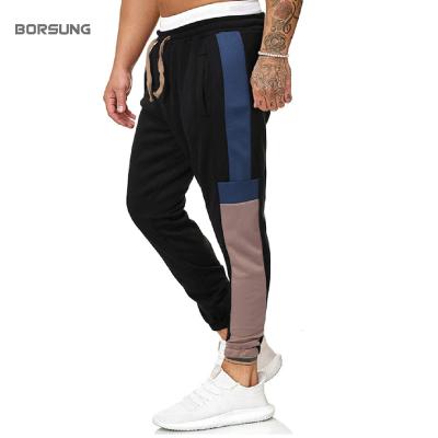 China New Arrivals Anti-Wrinkle New Arrivals Men's Tracker Sweatpants Tactical Windproof Colorblock Patchwork Twill Pants Pants Trousers Joggers for sale