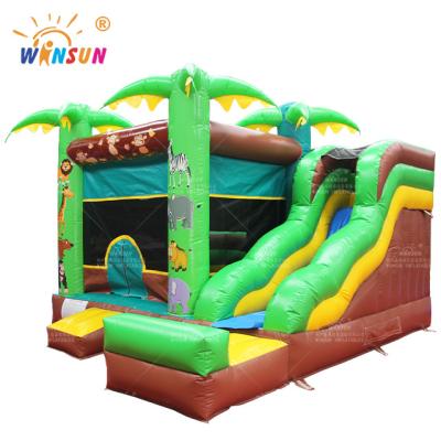 China Popular PVC Inflatable Bouncer Pool, Bouncy Design House Jumping Wet Bouncer, Jumping Castle For Summer for sale