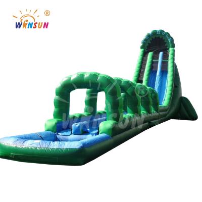 China Hot Sale PVC Inflatable Water Slide With Commercial Marble Pool Screamer Water Slide For Sale Adult Kids In Water Park for sale