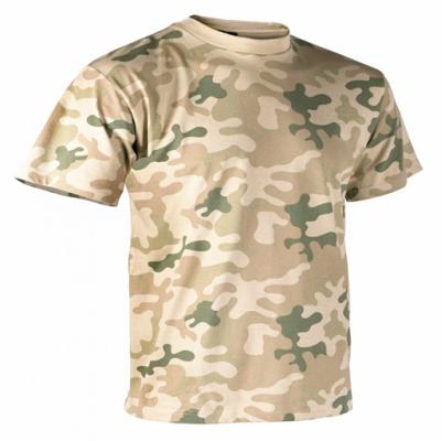 China Camouflage Shirts Factory Price Combat T-shirt Anti-static Wholesale Tactical Cotton Shirt for sale