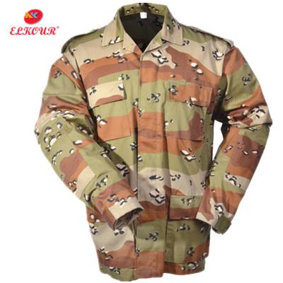 China Brown woodland camouflage suits BDU anti-static tactical uniform combat outdoor clothing combat training uniform for sale