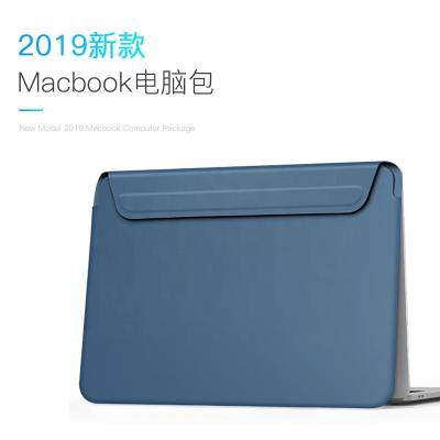 China With One Auto Sleep/Wake Backing Factory Sales For Macbook Air/Pro 13.3 Loop Type Notebook Bag 2019 Inch New Leather Case for sale