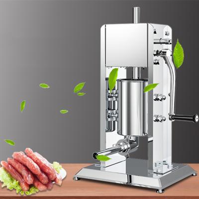 China Hotels Household Stainless Steel User Friendly Manual Sausage Stuffer Vertical Sausage Stuffer for sale