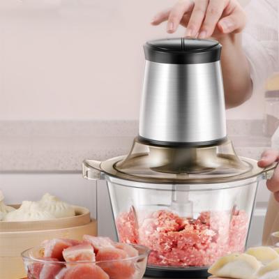 China Two Speed ​​Garage 2l Small Home Use 304 Stainless Electric Food Cleaver Chopper Machine for sale