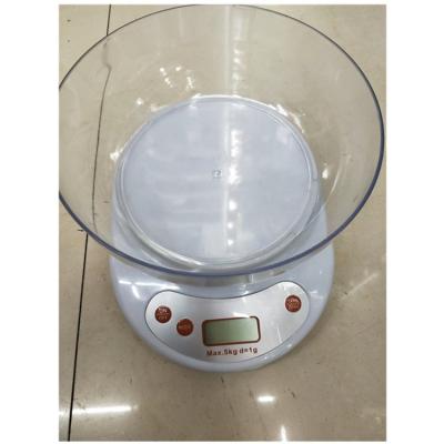 China Tare Digital Kitchen Scale with Pallet KE-1 5KG/1G Digital Kitchen Scale Kitchen Scale for sale