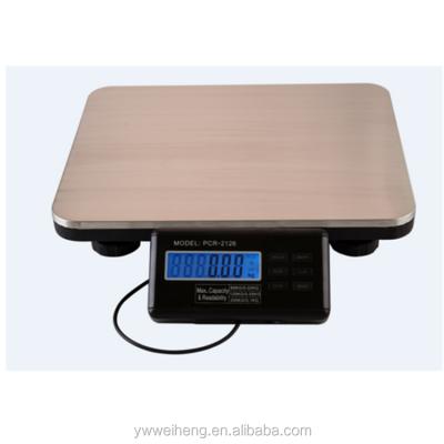 China Alibaba postal/parcel tare wholsale scales floor scale for post office 2126 electronic scales 120kg/0.05kg for sale