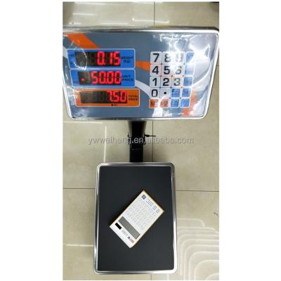 China High Quality 100 Kg Digital Weight Function Platform Weigh Scale With Waterproof for sale