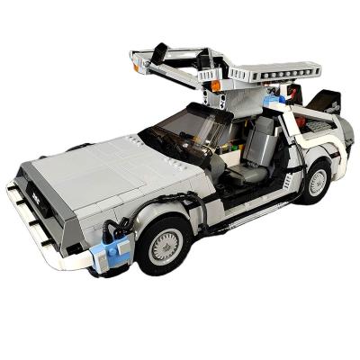 China Children's Education Supercar MOC UCS Delorean Back To The Future Time Machine Kids Christmas Birthday Gift Building Blocks for sale