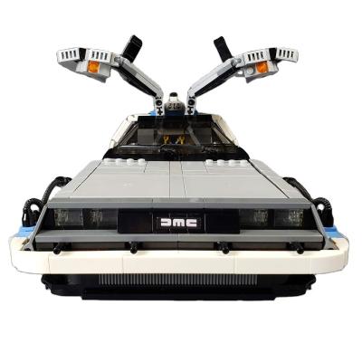 China Children's Education Supercar MOC Delorean Back To The Future Time Machine Kids Birthday Gift Building Blocks for sale