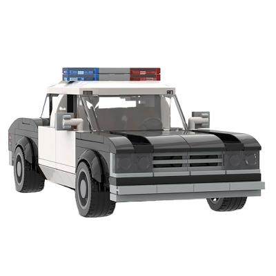 China Creation of 1979 Los Angeles Police Department impala police car models toy moc-22397 tiger warrior building block new children's education children's bl for sale