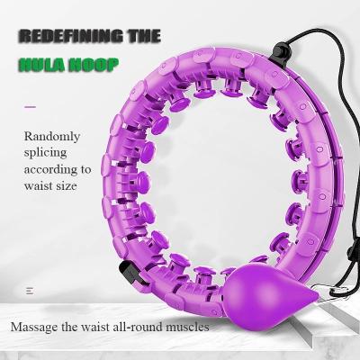 China Home Indoor or Outdoor Polynesian Dance Smart Circles Smart Equipment Gym Fitness Accessories Never Drop Weighted Hoola Circle for Exercise for sale