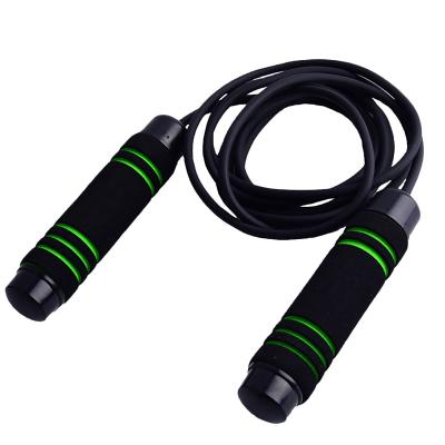 China Sponge Qualitied Fitness Equipment Adjustable Jump Rope Weighted Speed ​​Home Training Heavy Skipping Rope With Steel Wire for sale