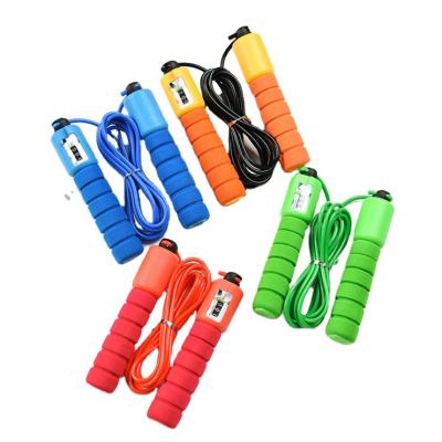 China Home Gym Equipment Fitness Sponge Sports Jump Rope Training Accessories Weighted Colorful Jump Rope Exercise With Counter Jump for sale