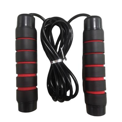 China Sponge Jump Rope Fitness Gym Equipment PVC Speed ​​Heavy Weighted Jump Rope with Gear in Handle for sale