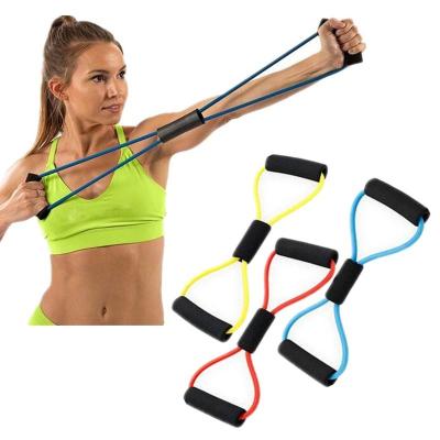 China Chest Expander Fitness Yoga Resistance Bands Set Stretch Latex Rubber Loop Bands Elastic Chest Expander Exercise Tension Bands for sale