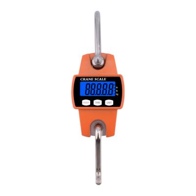 China Smart Electronic Professional Waterproof Detachable Hook Crane Scale Industrial Orange LCD Hardware Digital Blue Hook Scale for sale