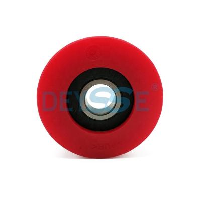 China Modern Escalator Step Roller PU 80*25 6304Bearing For Escalator Roller for sale