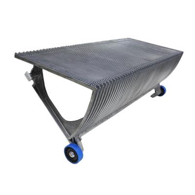 China Deysse 1000mm Traditional Escalator Step Aluminum Material With 76mm Step Roller GS00215011 for sale