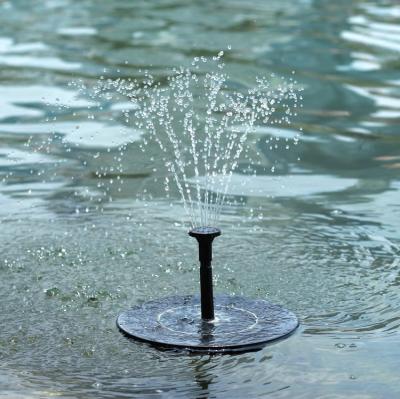 China Garden Pond Decoration Submerined Pump 1.2W Eco-friendly Outdoor Solar Powered Floating Water Fountain for Swimming Pool, Bird Bath Landscape for sale