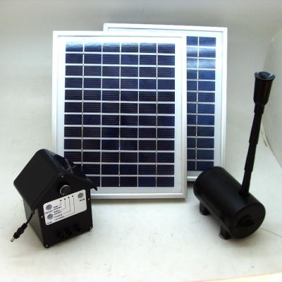 China 1600LPH Home Solar Water Pump Kits With Lights And Battery Holder for sale