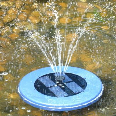 China A/B/C/D Remote Control Button Mini Solar Floating Fountain Lights Build Up Water Pump Swimming Pool Decorative Water Fountain for sale