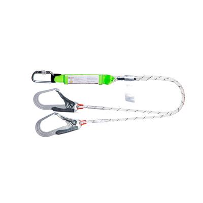 China Sturdy Safety Devices Durable Fall Protection Climbing Shock Absorbing Lanyard for sale