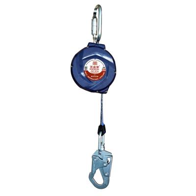 China High Quality Solid Retractable Security Devices Stainless Steel Wire Rope Fall Arrester for sale