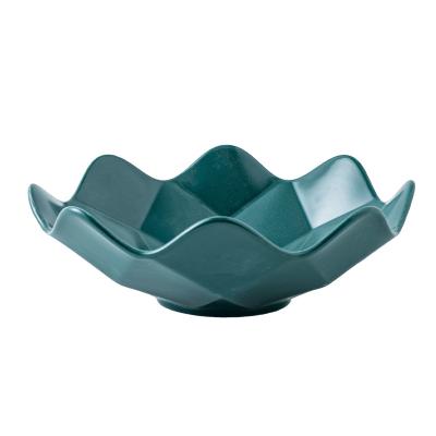 China Viable geometric shape ceramic fruit bowl for weddings for sale