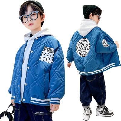 China Breathable Kids Fall Clothing 2022 Spring Children Clothing Toddler Boys Jackets With Hood Boys Padded Down Jacket Kids Bomber Jacket for sale